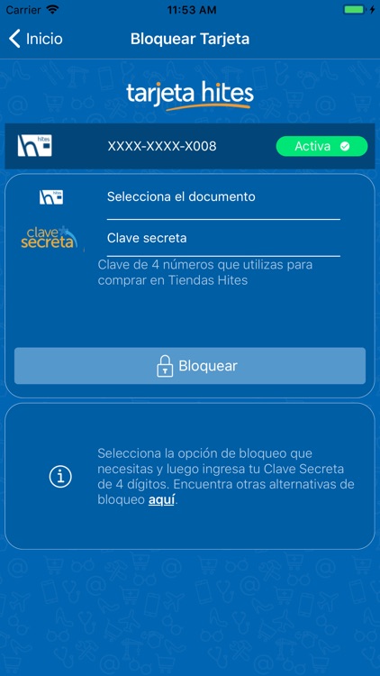 Tarjeta Hites screenshot-8