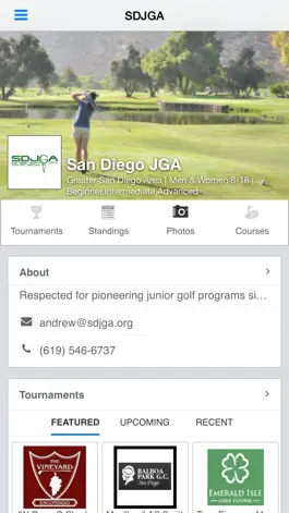 Game screenshot SDJGA -San Diego Jr Golf Assoc mod apk