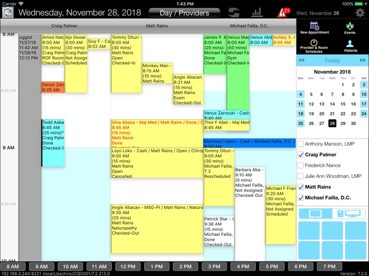 CT Scheduler Mobile 7.2