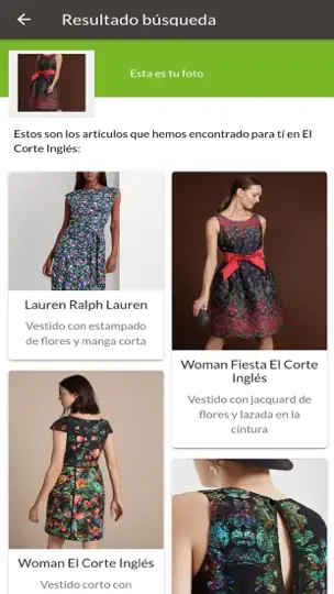 Captura de pantalla de NEXO, El Corte Inglés en iPhone 2