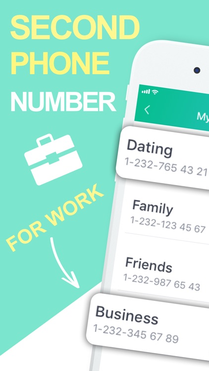 CallHelp: second phone number