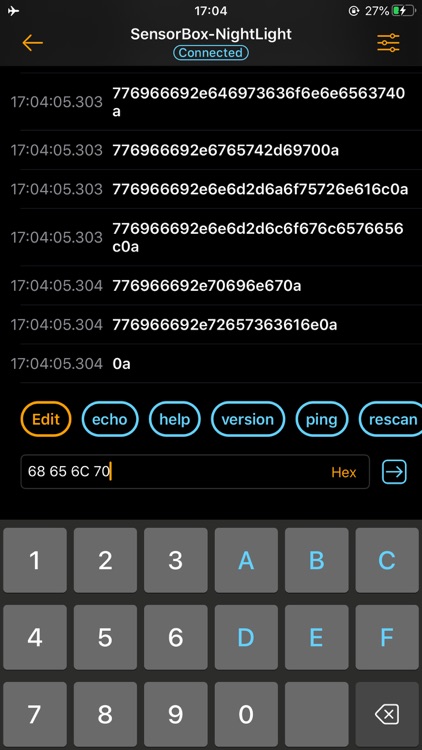 BLE Terminal - bluetooth tools screenshot-4