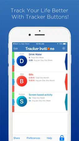 Tracker Buttons Pro screenshot 1
