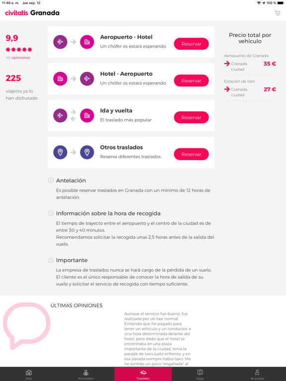 Screenshot #6 pour Guía de Granada Civitatis.com