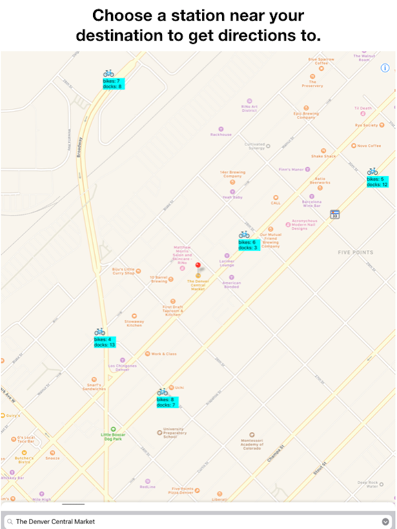 Screenshot #5 for Bike Stations Denver