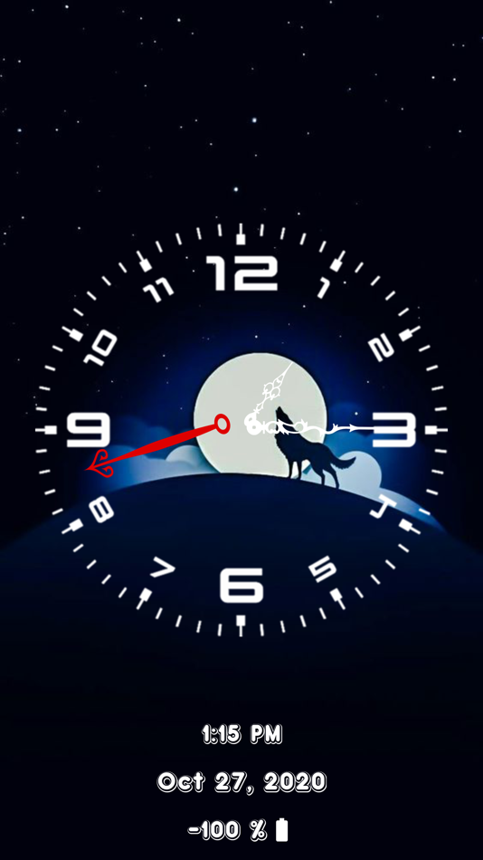 #2. Analog Clock - Stand Face Time (iOS) 来自: Asadullah Yaseen
