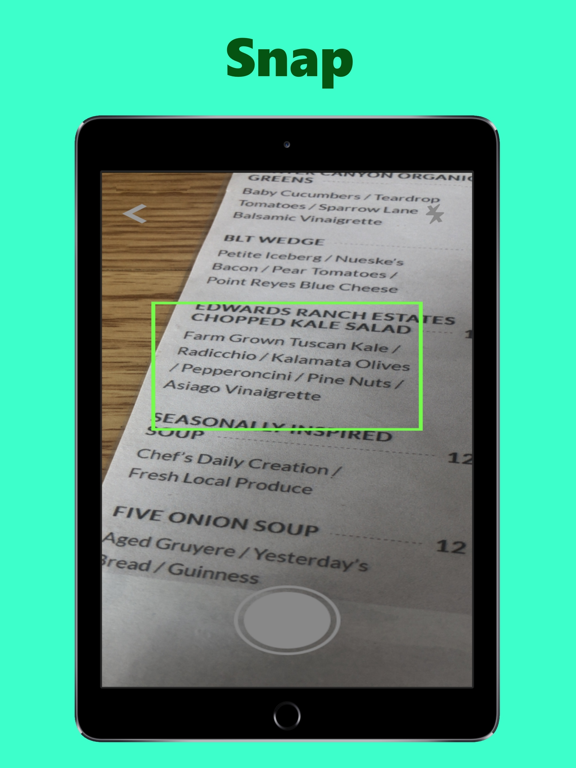 DineIQ iPad screenshot 2 - Food & Drink app