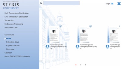 STERIS University Connect EMEA Screenshot