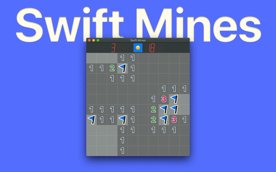 #1. Swift Mines (macOS) 由: Ky Leggiero