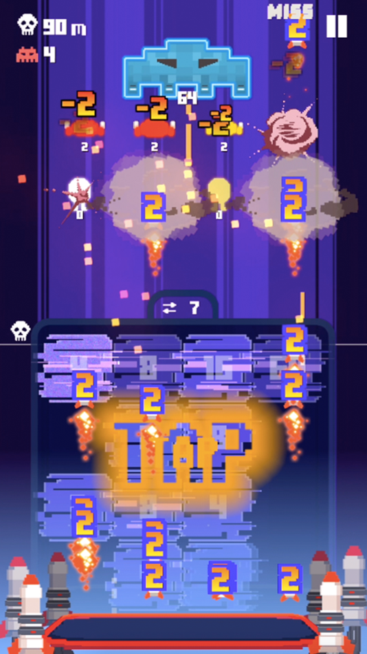 #5. Invaders 2048 (iOS) 由: Cogoo Inc.