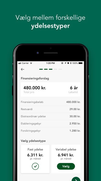 Leasingberegner: Beregn tilbud