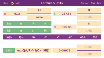 Screenshot #3 pour Formula & Units