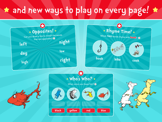 One Fish Two Fish - Dr. Seuss iPad app afbeelding 4