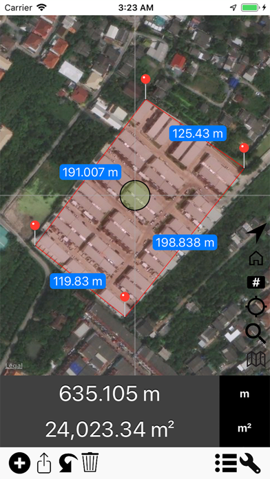 面積と距離 - 地図から面積と距離の計算のおすすめ画像2