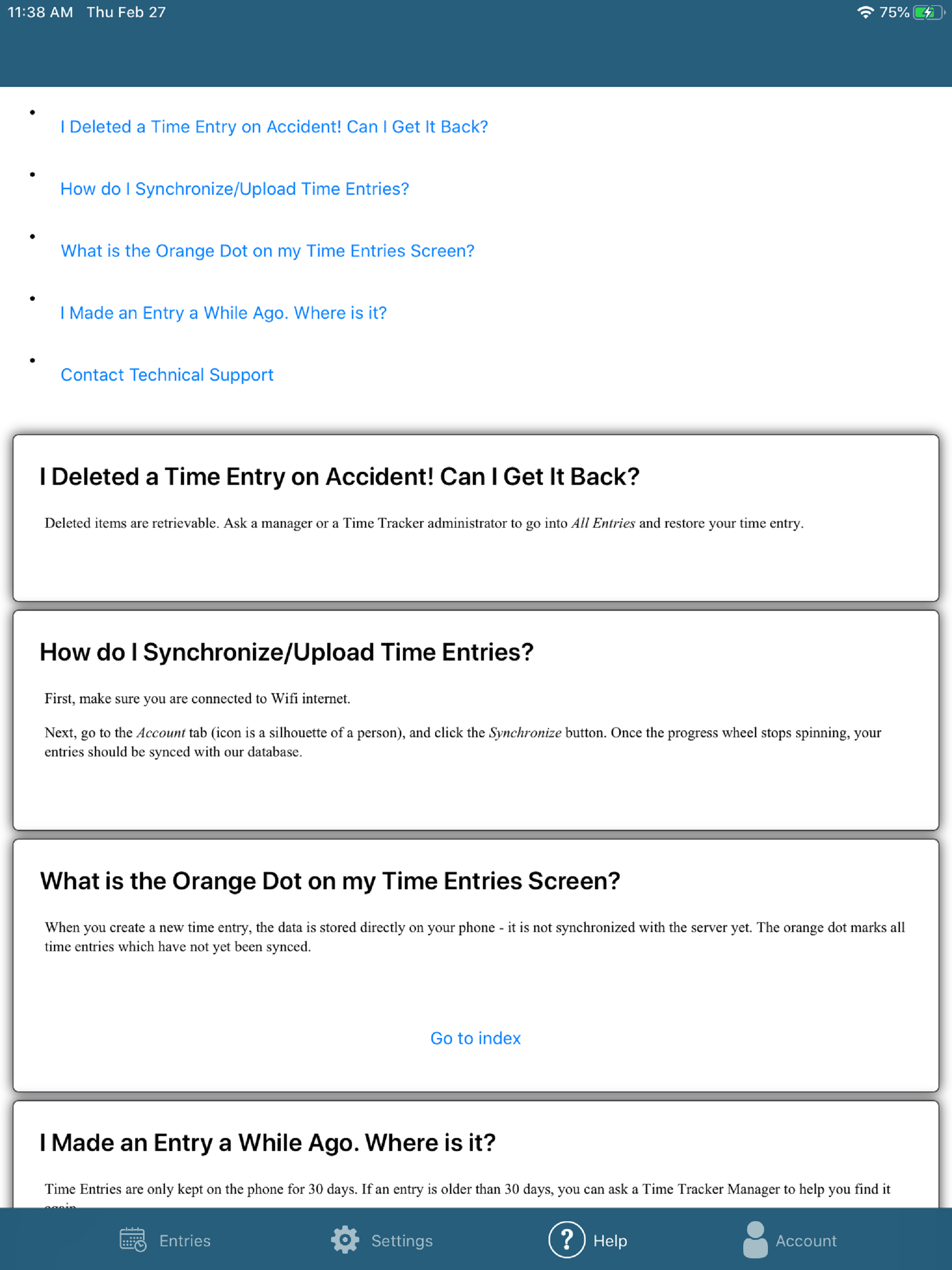 Time Tracker by ARS screenshot 11