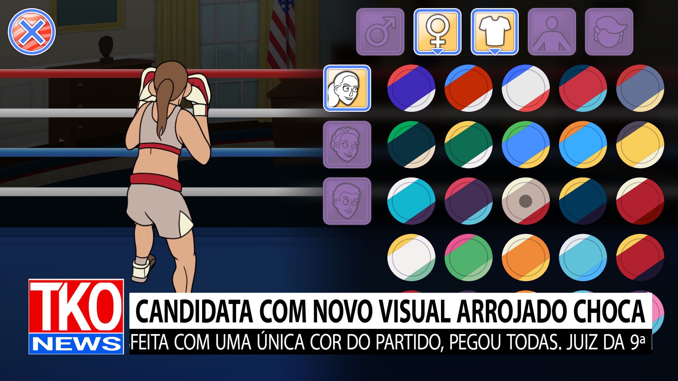 Screenshot do app Election Year Knockout: Boxing