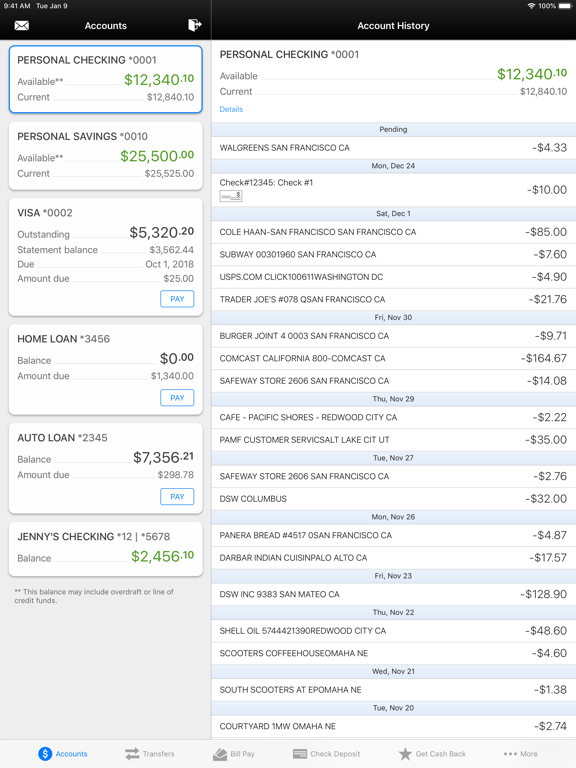 Screenshot #5 pour ESL Mobile Banking