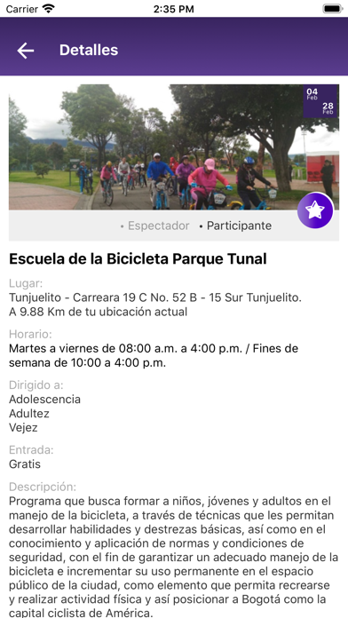 Eventos IDRD screenshot 4