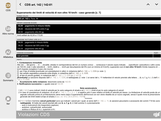 Violazioni CDS iPad screenshot 7