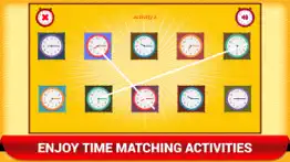 math telling time clock game iphone screenshot 2
