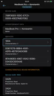 ble scanner - rapid bt connect iphone screenshot 1