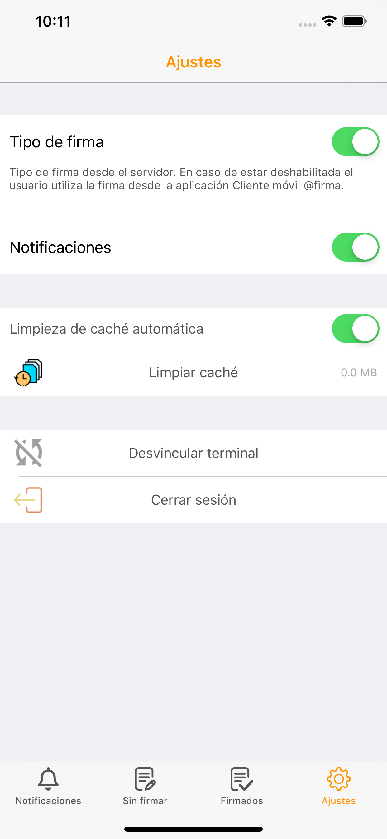 ATM Portafirmas screenshot 4