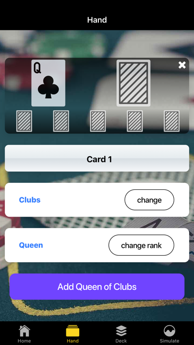 Screenshot #1 pour Poker Odds Emulator