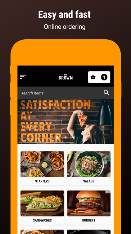 Mr Brown - Order Online