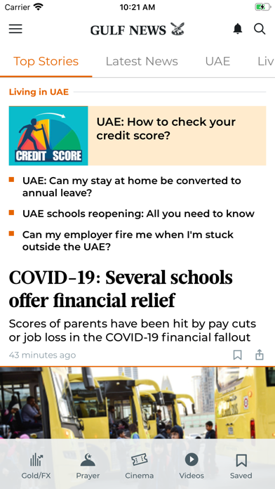 Screenshot #1 pour Gulf News