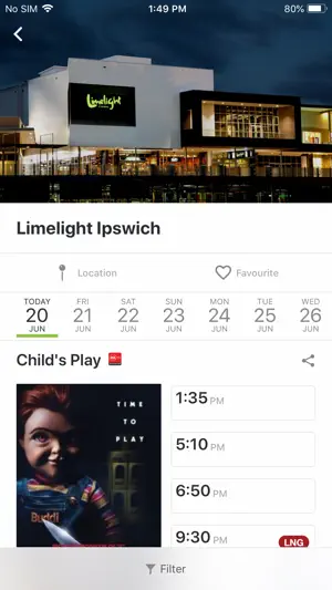 Limelight Cinemas screenshot 3