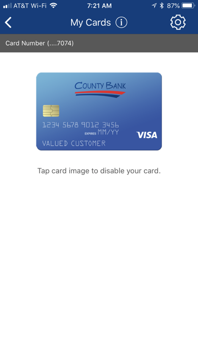 County Bank BIZ Screenshot