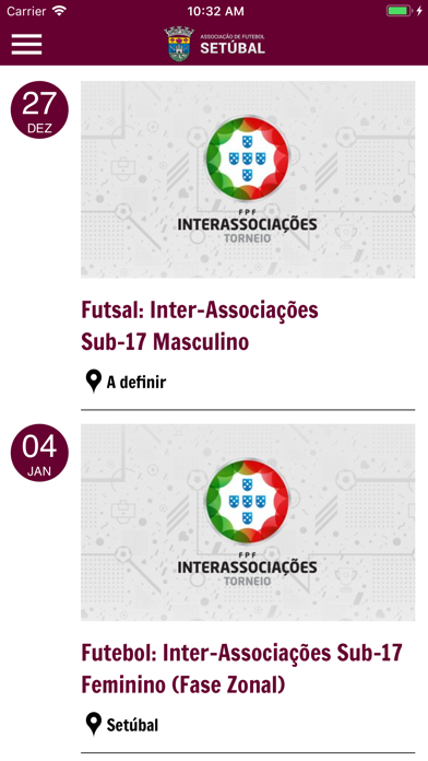Associação Futebol Setúbal Screenshot