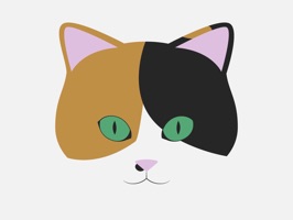 Lisa the Calico Cat Stickers