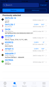 aprs.fi screenshot