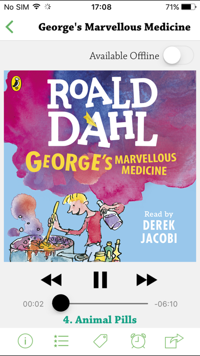 Screenshot #2 pour Roald Dahl Audiobooks