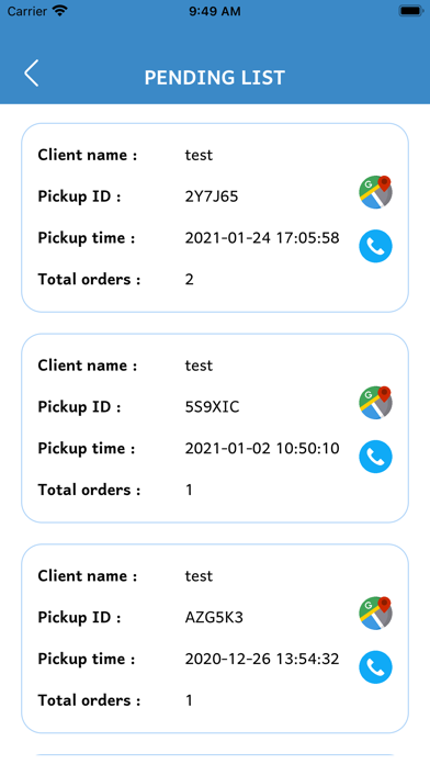 Fastcoo Courier Screenshot