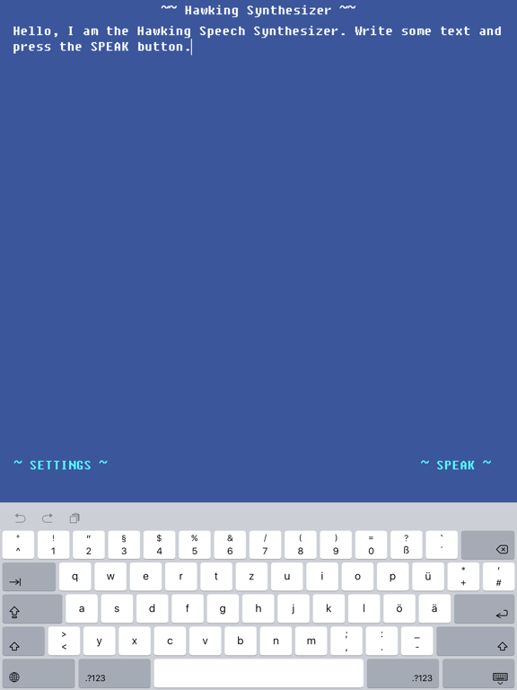 Screenshot #4 pour Speech Synthesizer (Hawking)