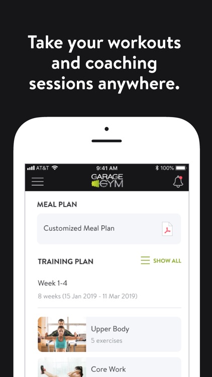 The Garage Gym App