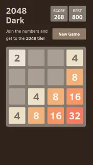 2048 dark mode iphone resimleri 3