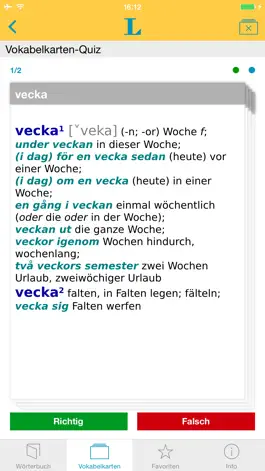 Game screenshot Schwedisch Deutsch Wörterbuch hack