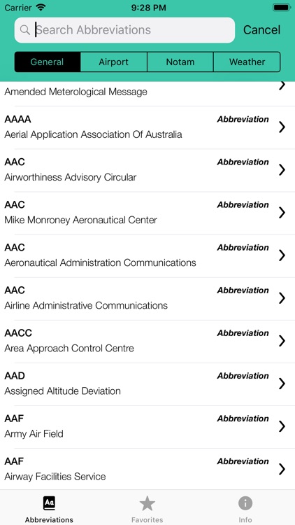 Pilot Abbreviations & Acronyms