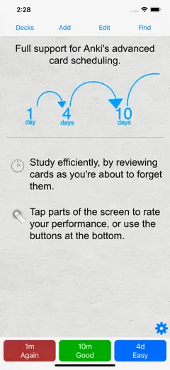 AnkiMobile Flashcards: Screenshot 2 von 5