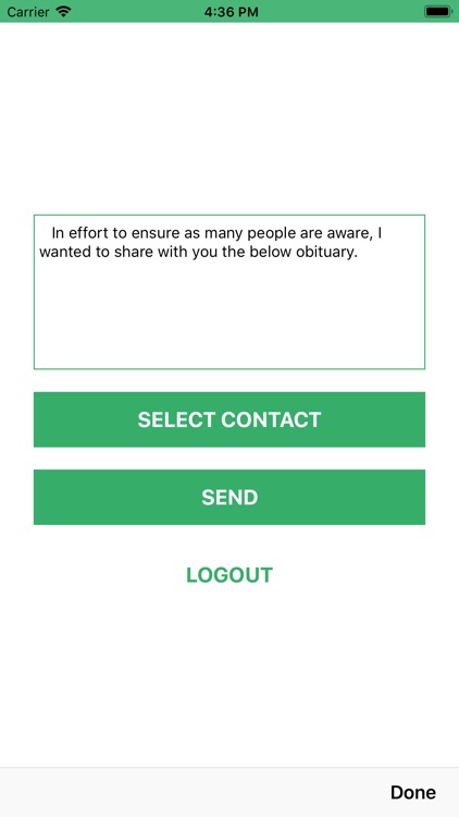 M & H Obituary Notification