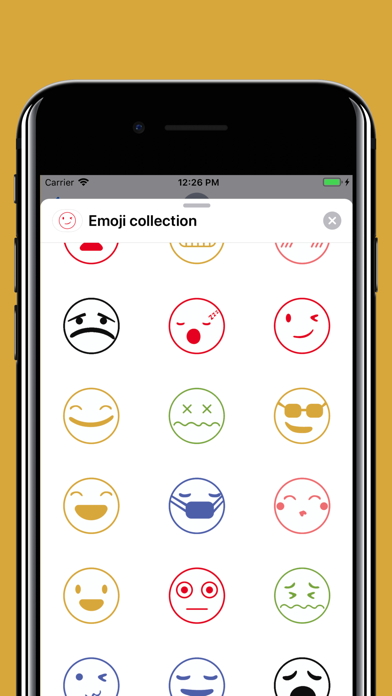 Emojis stickers for iMessage screenshot 3