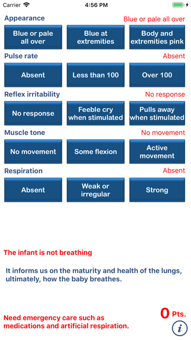 Screenshot #2 pour APGAR Test