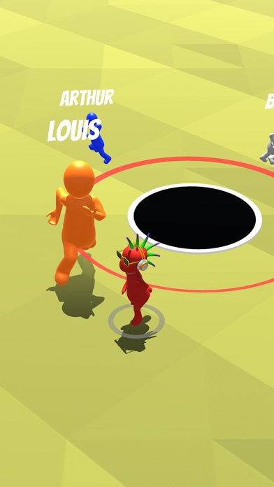 Fun Race Color Hole Party 3D screenshot 3