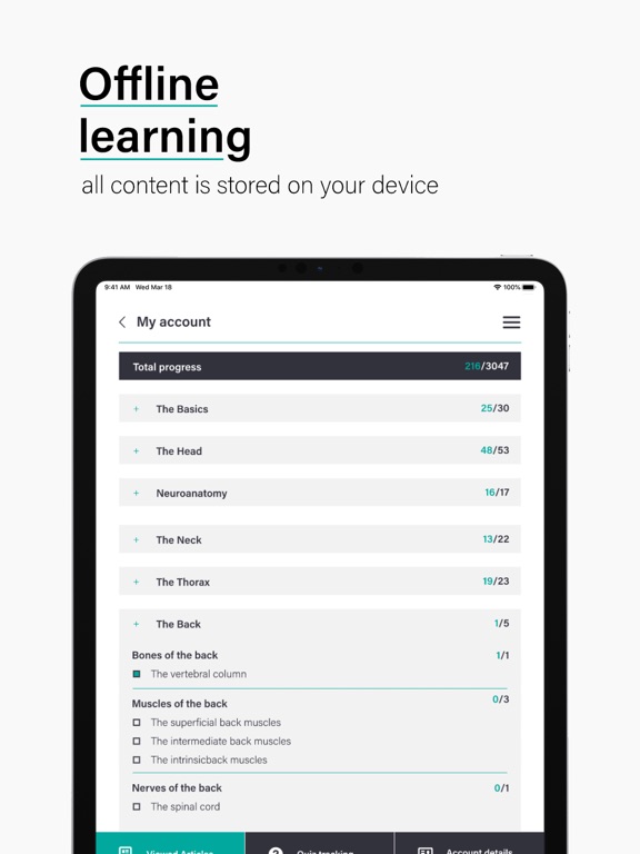 TeachMe Anatomy: 3D Human Body iPad screenshot 8 - Medical app