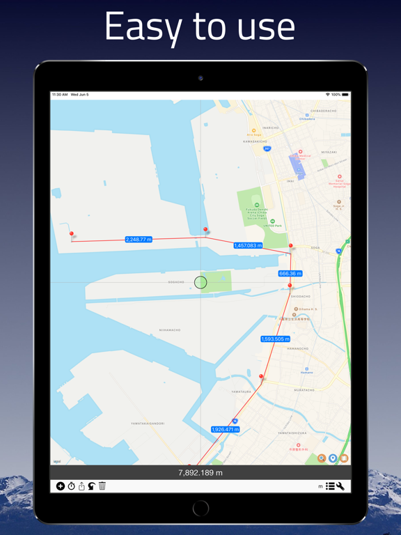DistancePinner iPad screenshot 4 - Utilities app