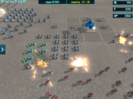 Screenshot #4 pour Clash on the Moon RTS