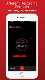 voice recorder plus pro iphone screenshot 4
